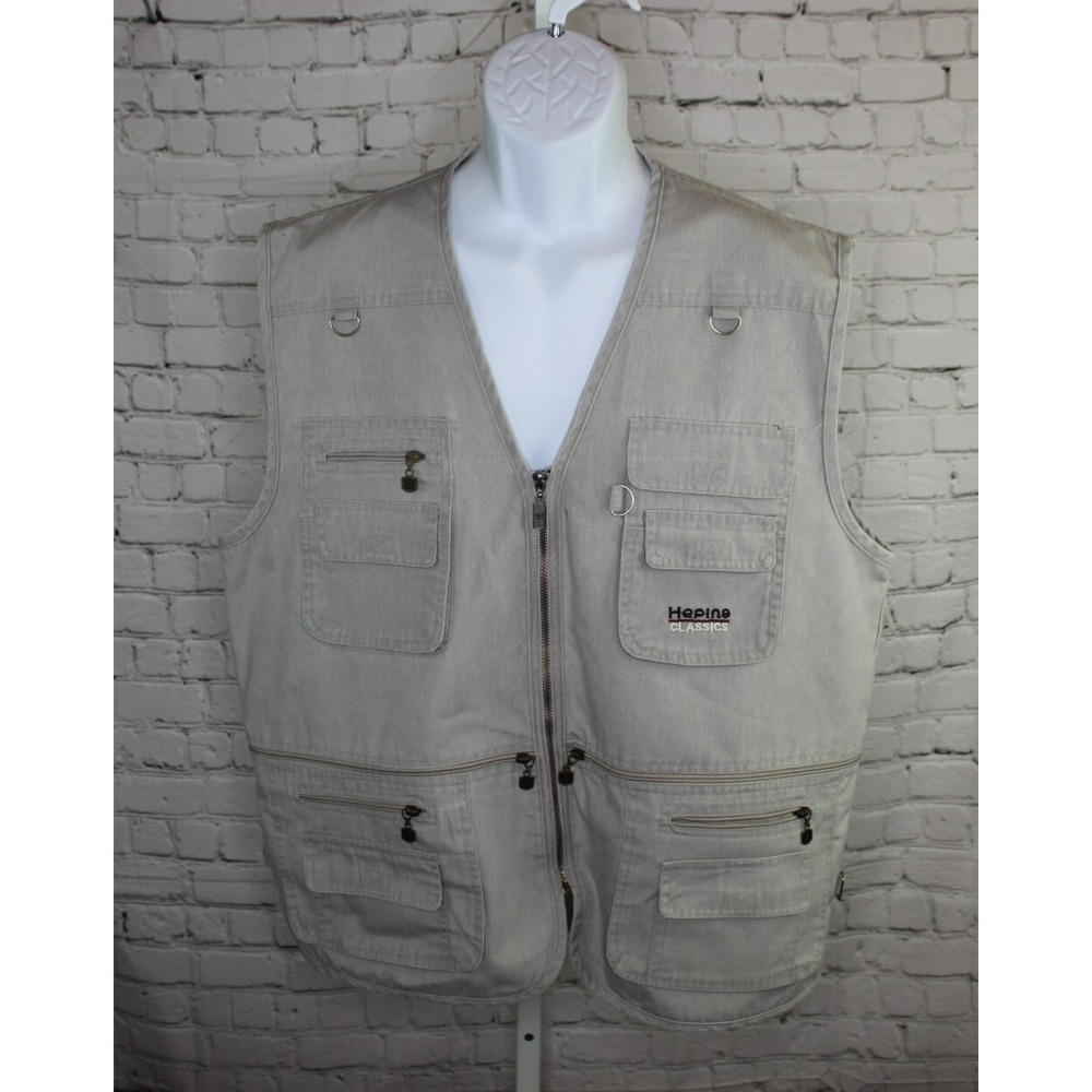 Khaki Gaoji Fushi Hunting Hiking Fishing Photography Vest Heavy Men's 2xl Peace